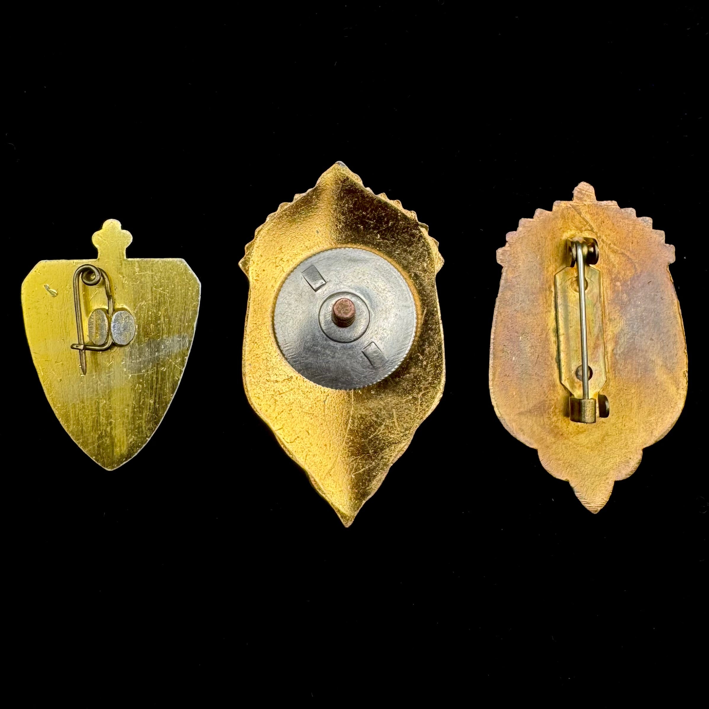 Mongolian State Security “KGB” 50, 60, 70th Anniversary Badge Set – Socialist Era Intelligence Service, Official Issue