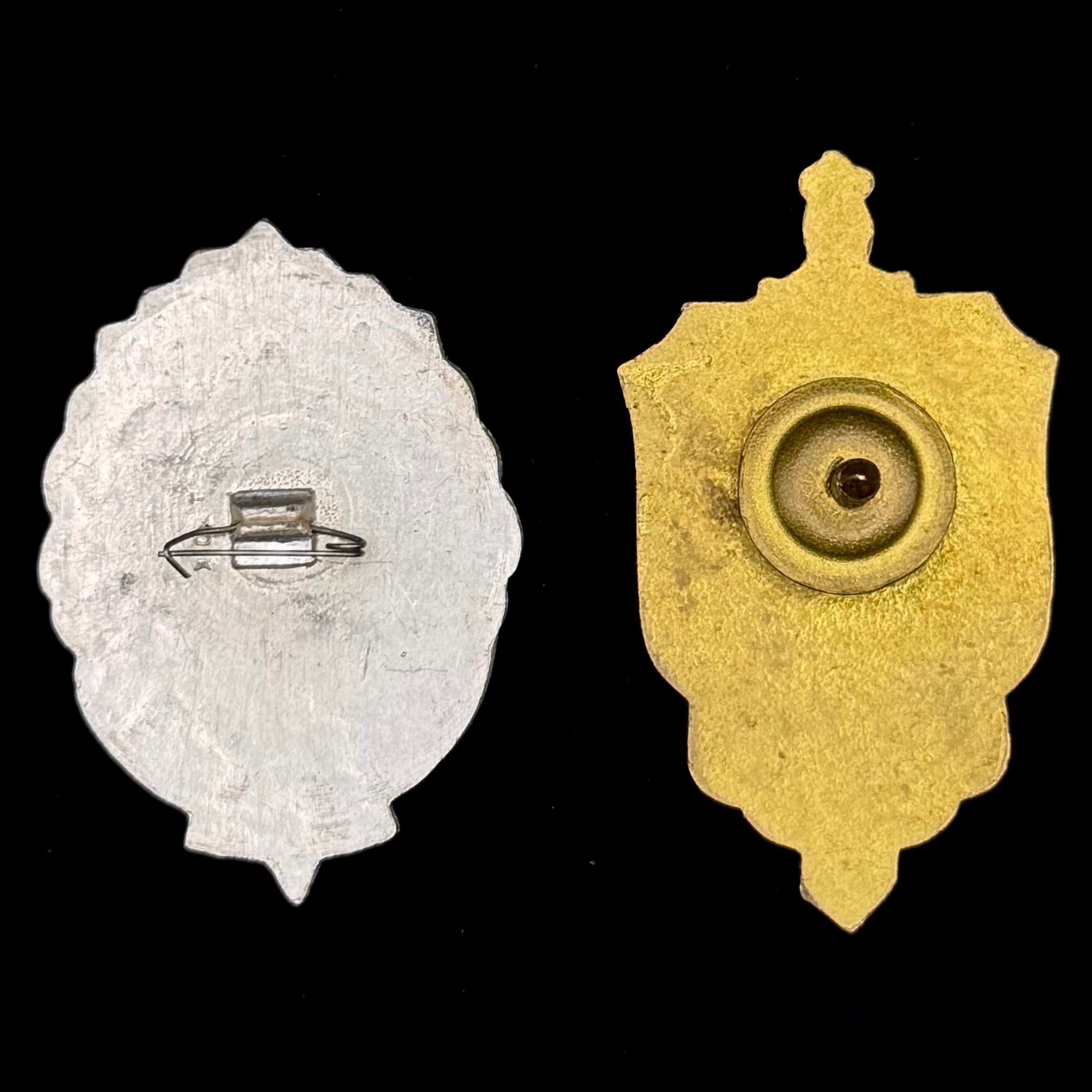 Mongolian Military Counterintelligence 70th & 80th Anniversary Badges – Intelligence Special Department Set, Rare Official Issue