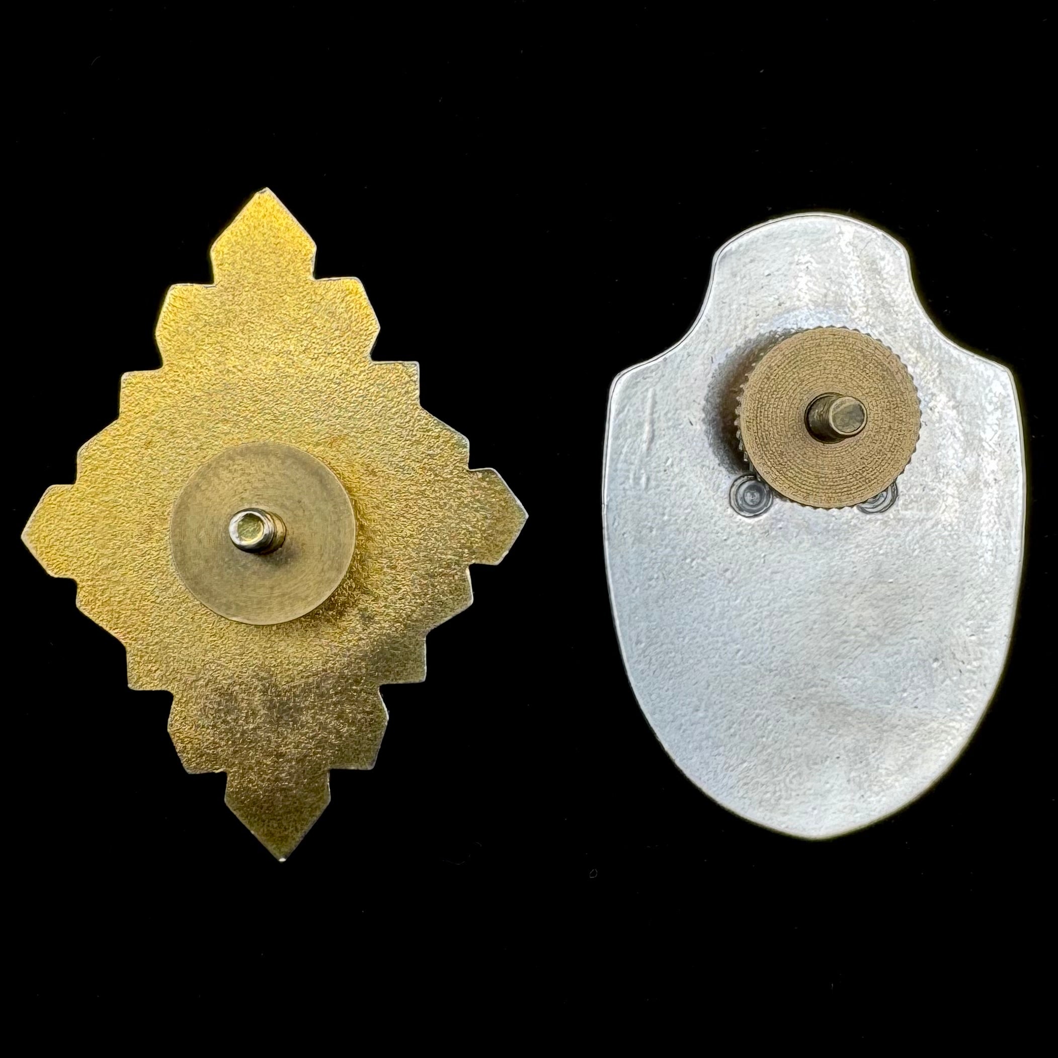 Mongolian Internal Troops 80th & 90th Anniversary Badge Set – Paramilitary Gendarmerie, Official Issue