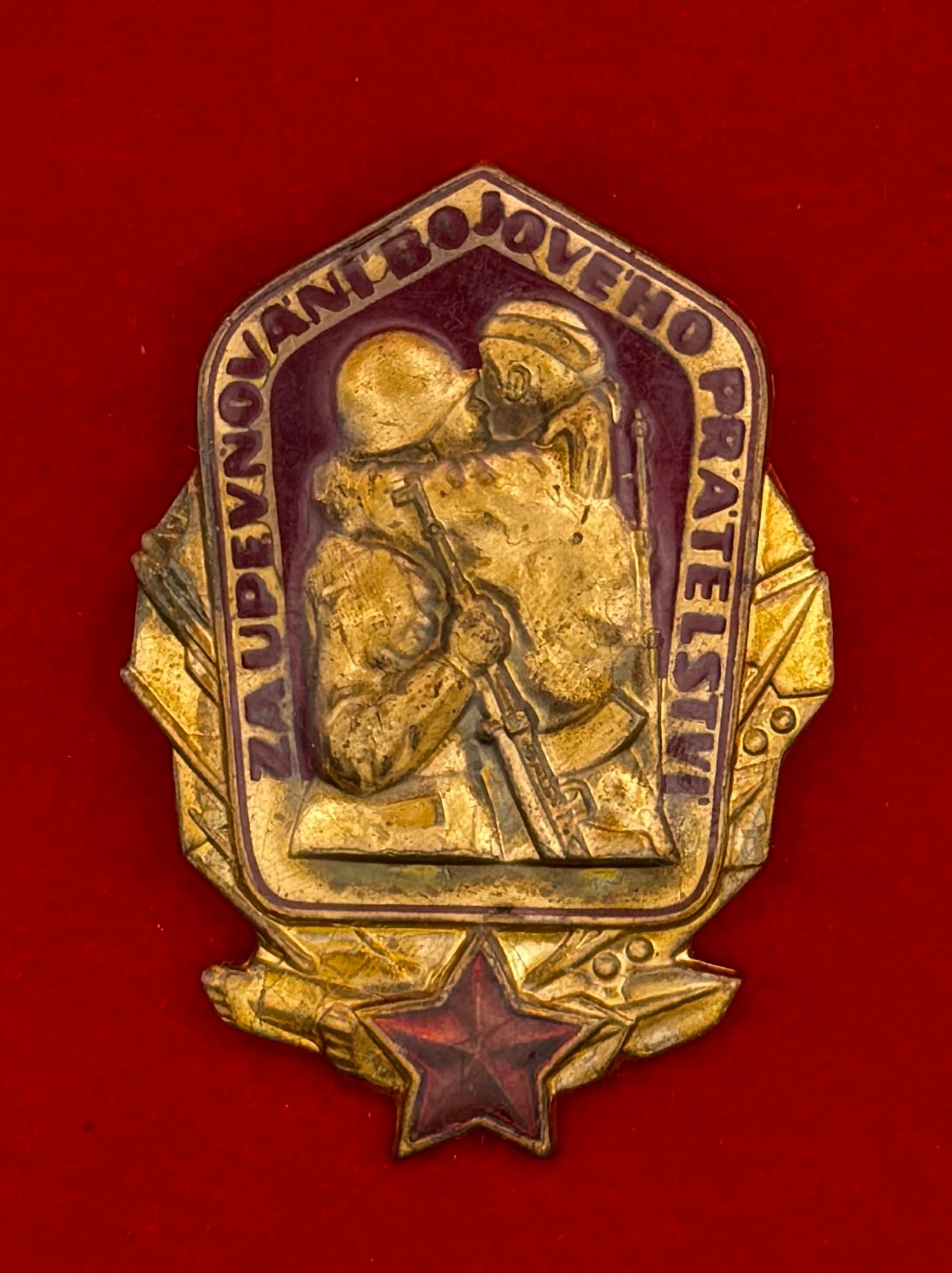 Czech For Strengthening Combat Friendship Badge