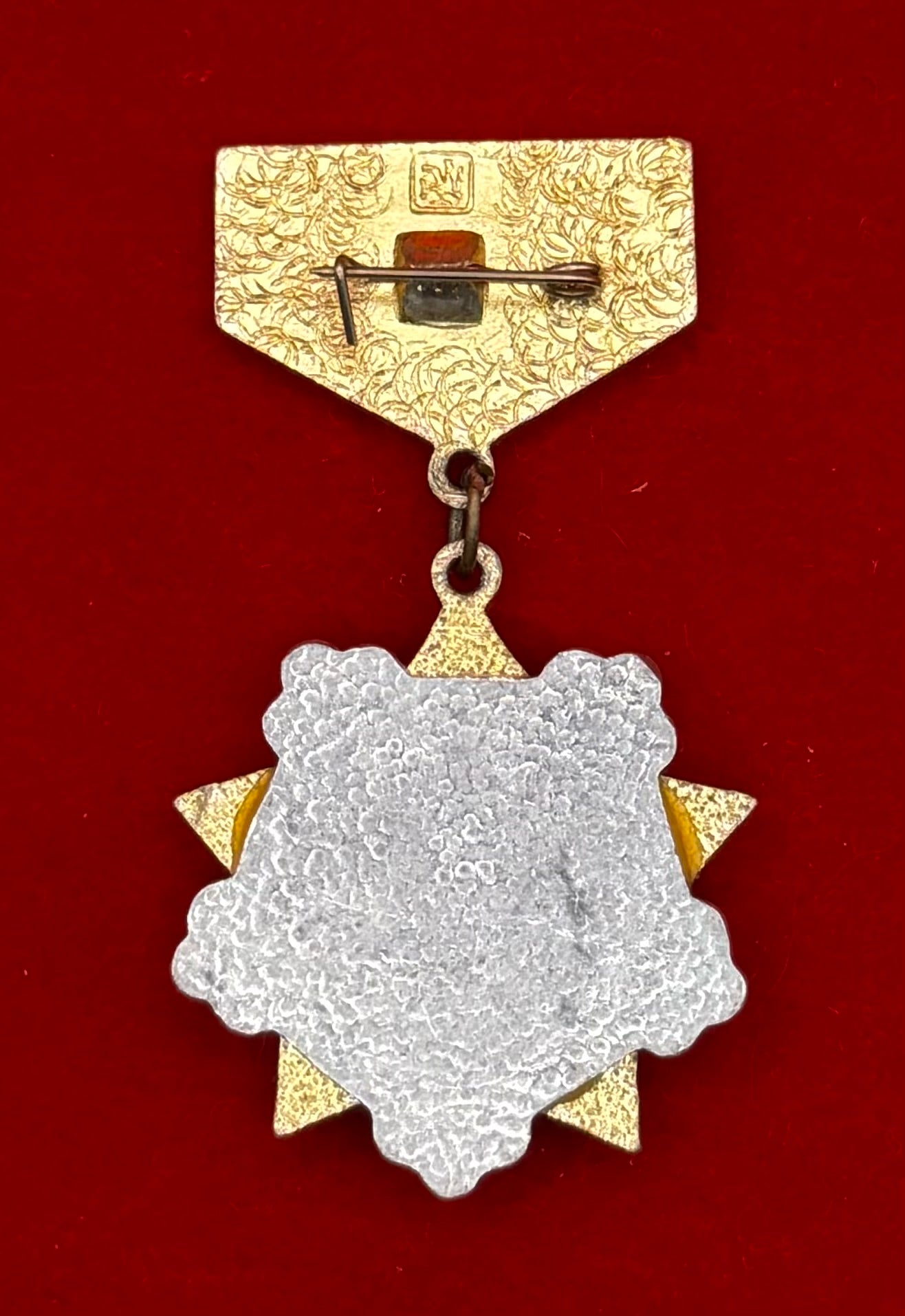 1985 Mongolian Air Force 60th Anniversary Badge