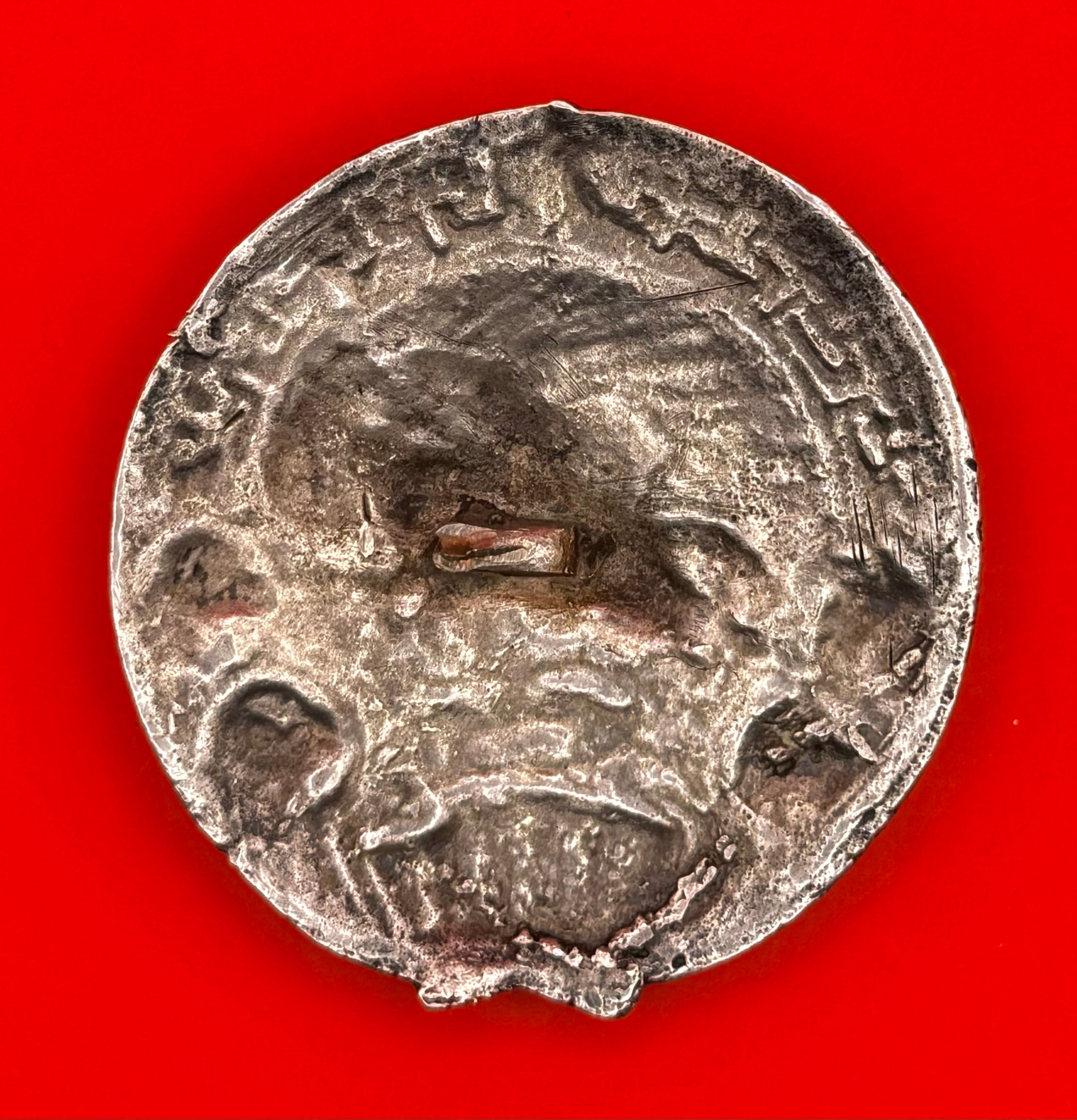 1940s Mongolian State Emblem Of Credentials – Solid Silver, WWII-Era