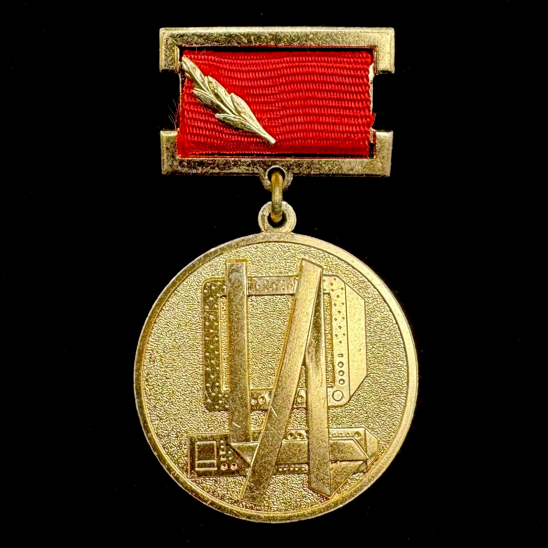 Soviet GRU “Veteran of Service” Badge – Automation Directorate, Moscow Mint, Rare Official Intelligence Award
