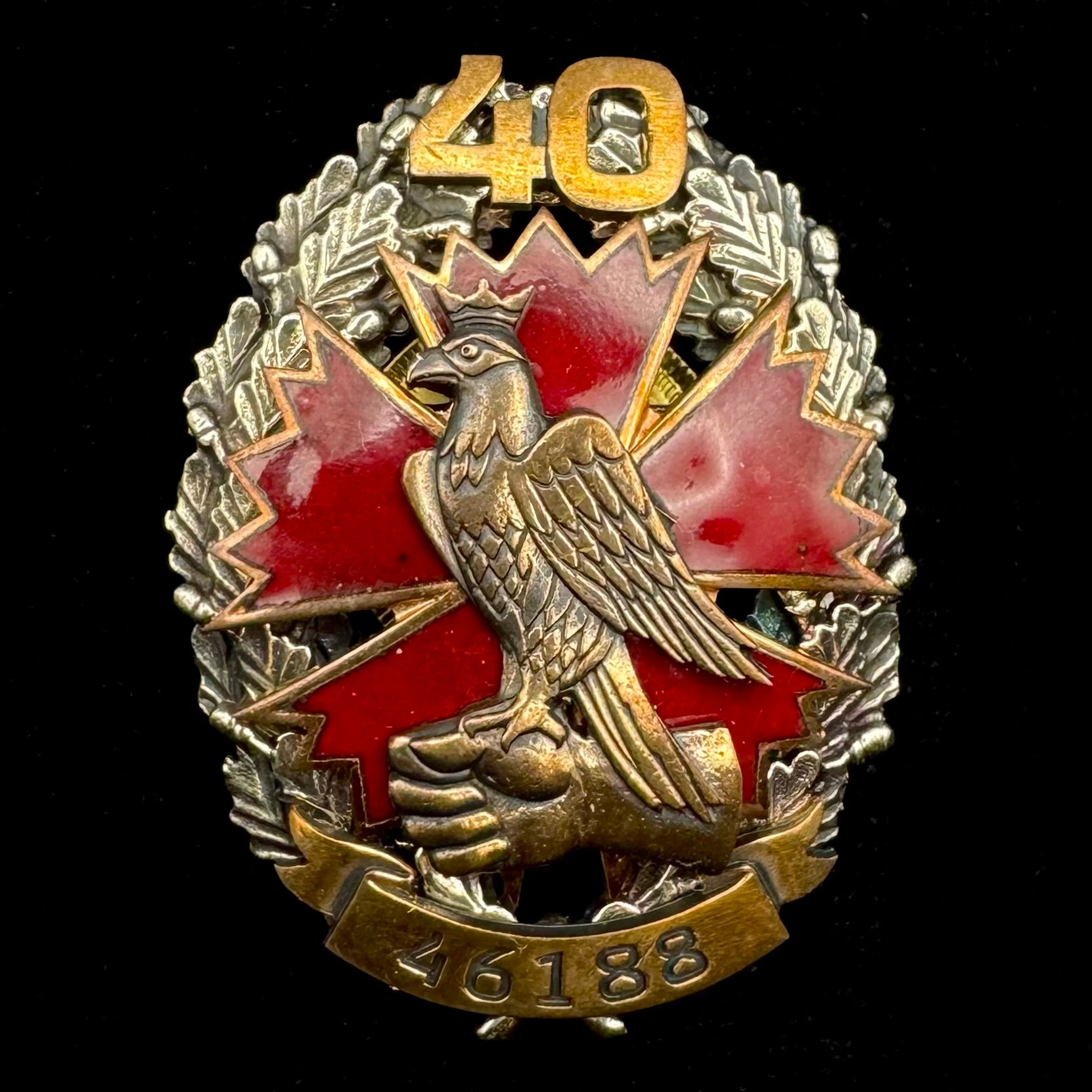 Russian GRU Moscow Intelligence Center Unit 46188 40th Anniversary Badge – Rare Official Issue