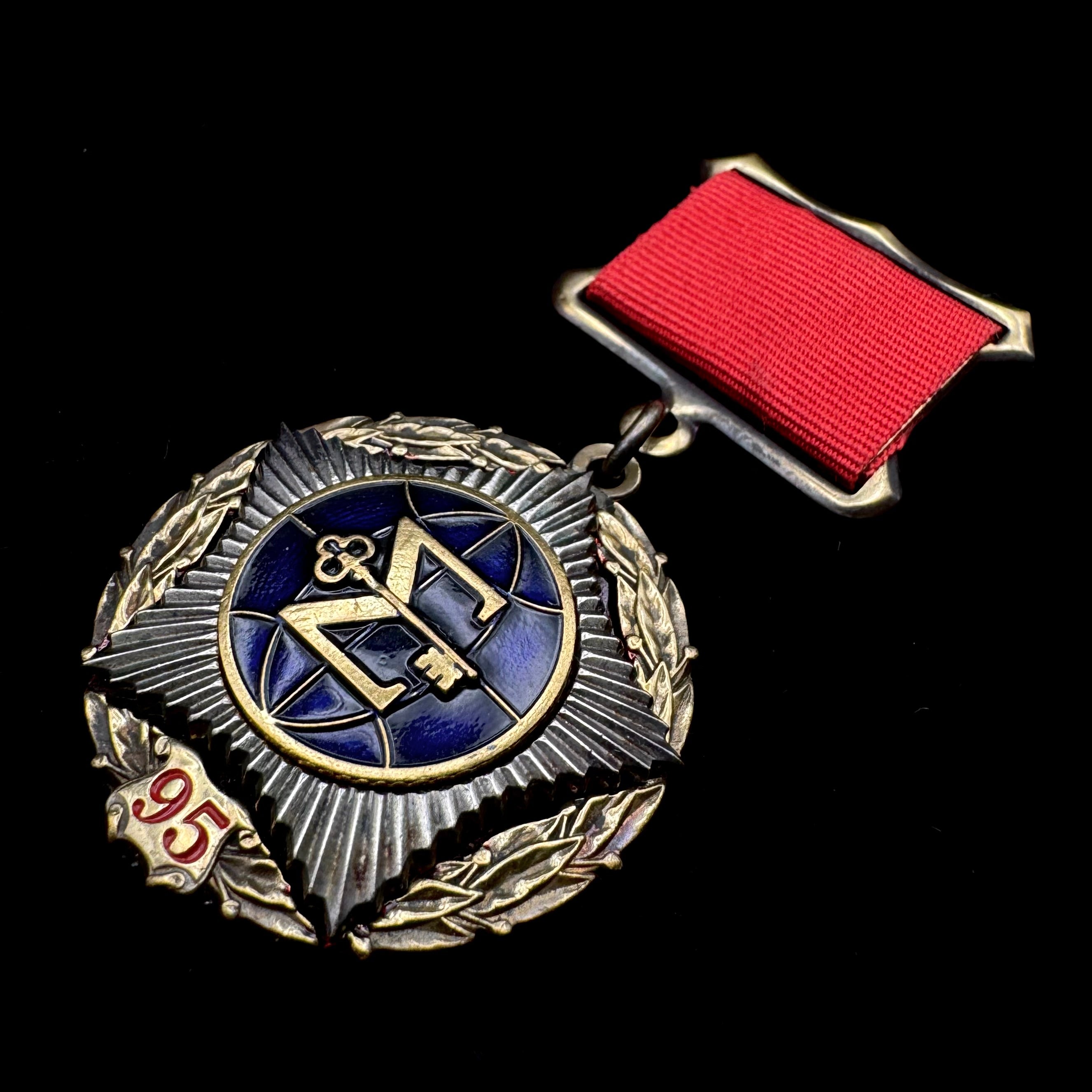 Russian SVR Foreign Intelligence “Special Service” 95th Anniversary Badge – Rare Official Issue