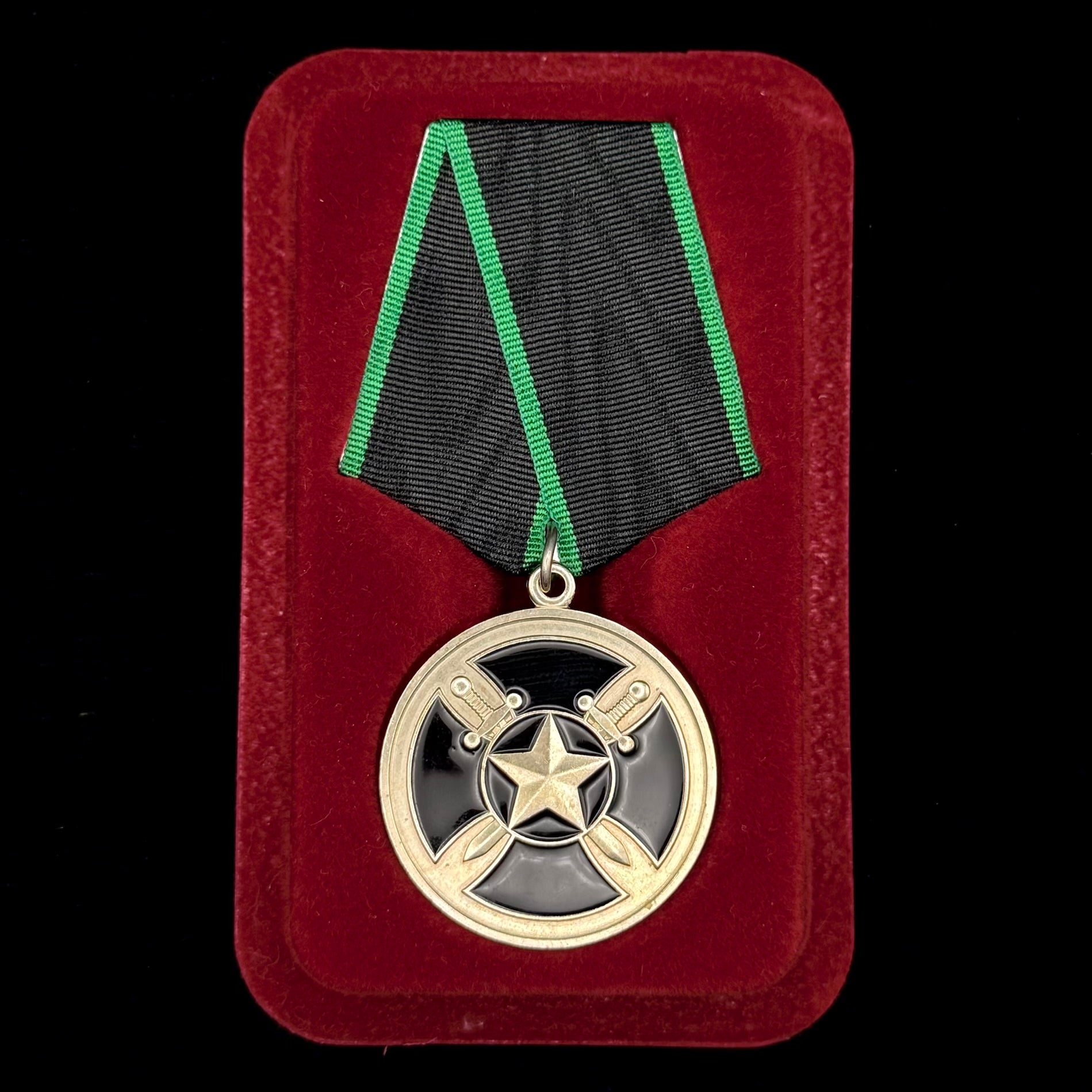 PMC Wagner Project 42174 Medal with Original Case – Special Operation, Fighter Numbered, Rare Issued Award