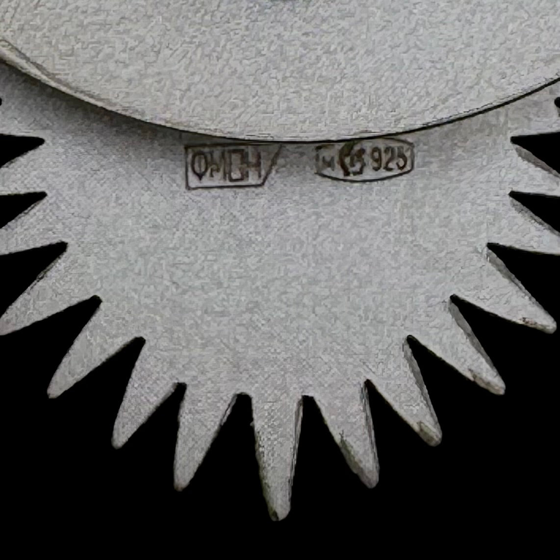 PMC Wagner “For 6 Years of Service” Silver Badge with Original Case – 925 Silver, Unissued Condition, Rare Original Award