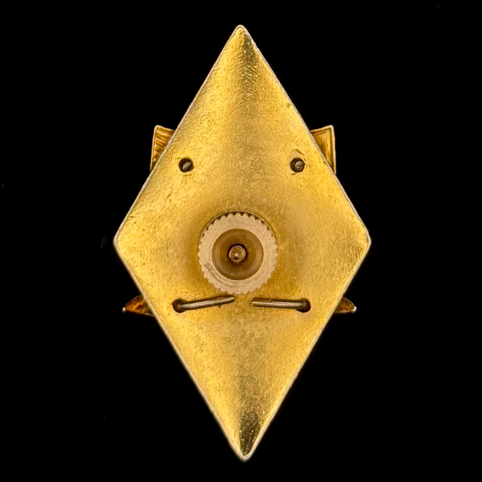 Mongolian Private University Graduation Rhombus Badge – Rare Original Issue
