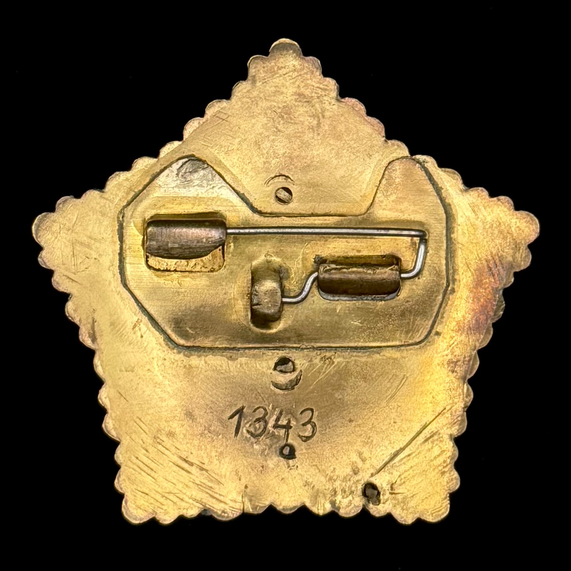 2000s Mongolian Order Of Combat Valor – Brass, Excellent Condition, Official Issue
