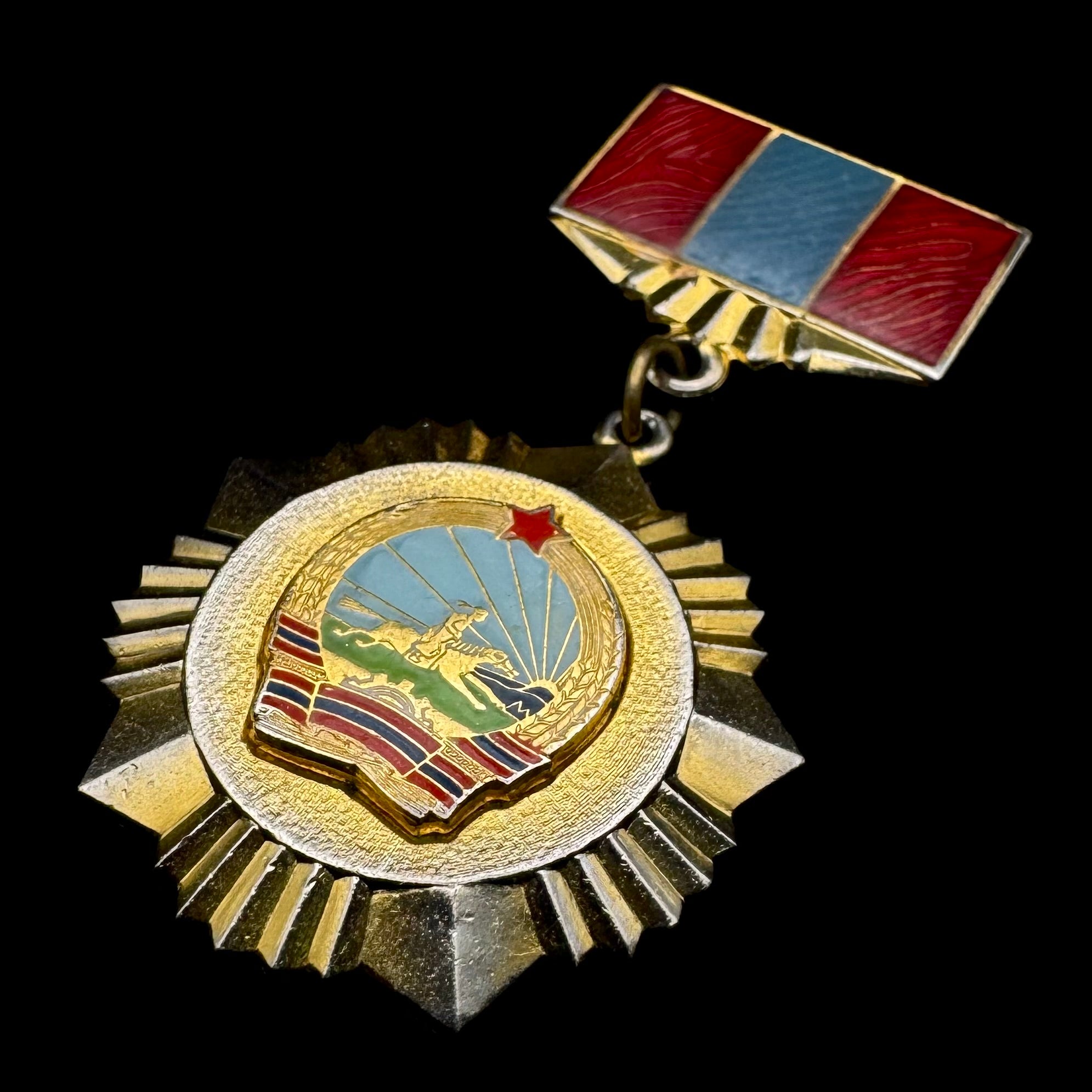 Mongolian People's Republic Title of Merit Badge – Honorary State Award, Rare Official Issue