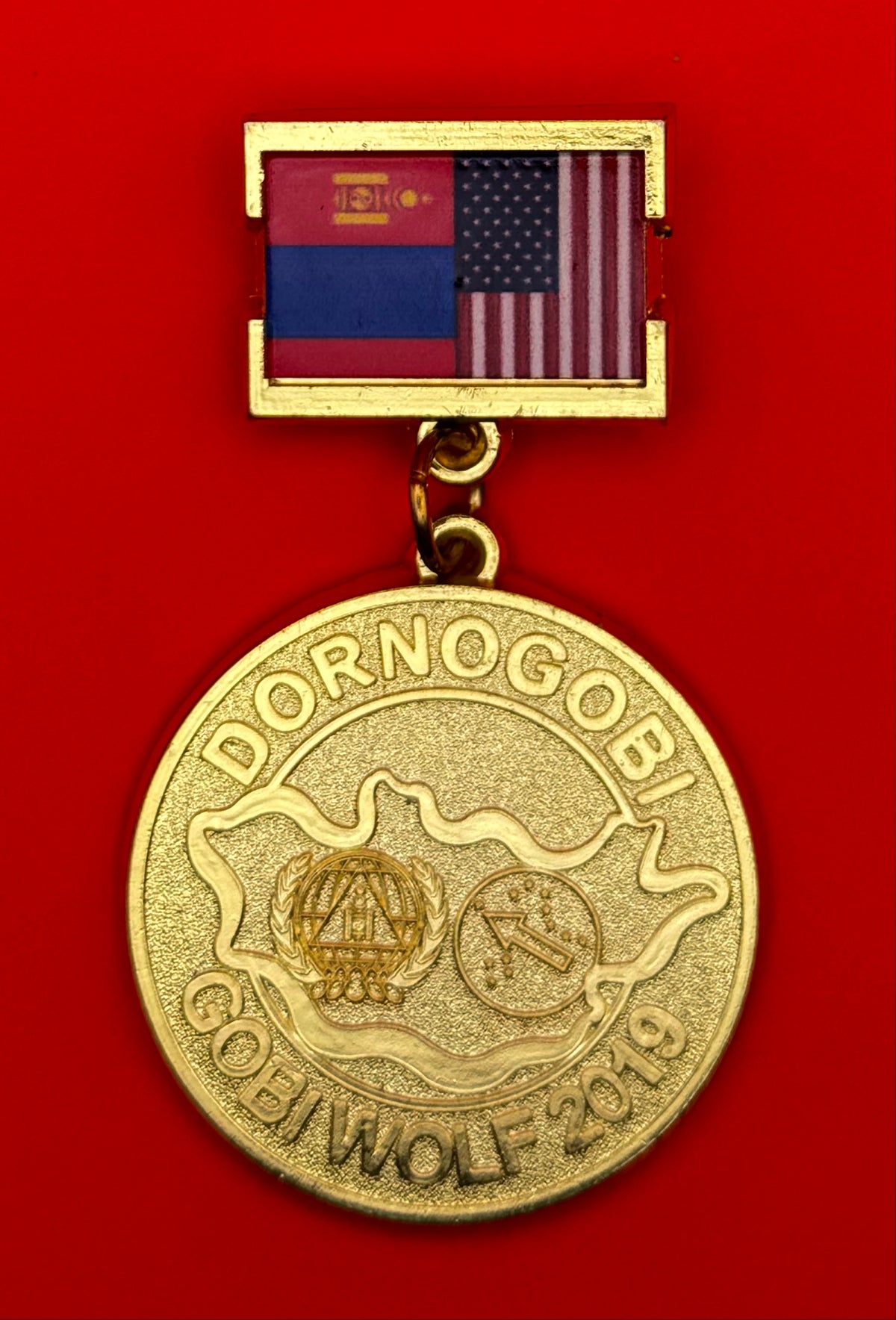 Wolf Medal Math 2019 US & Mongolia Joint Military Exercise Gobi Wolf Medal