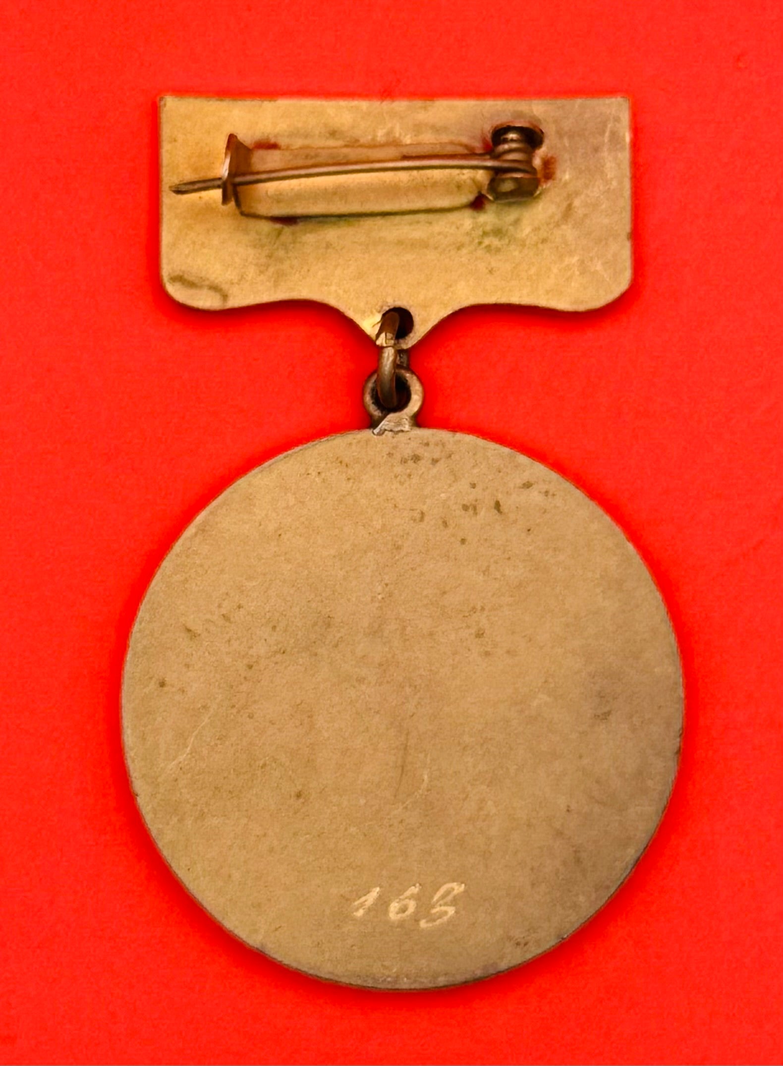 1970s Mongolian Olympic Committee Badge – Serial No. 163