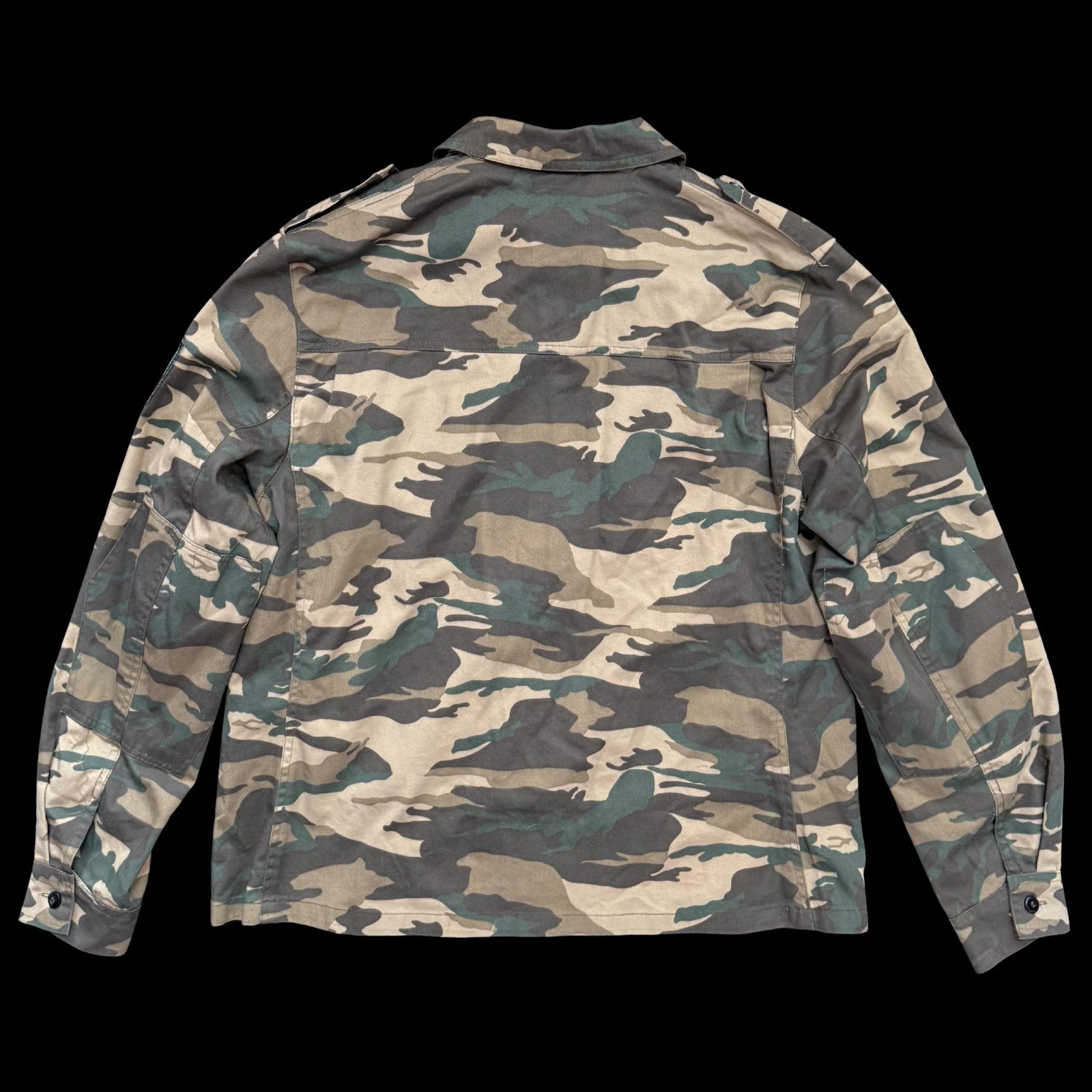 Late 2000s Mongolian Border Protection Officer Camouflage Jacket – Size Medium, Original New Old Stock, Rare Pattern