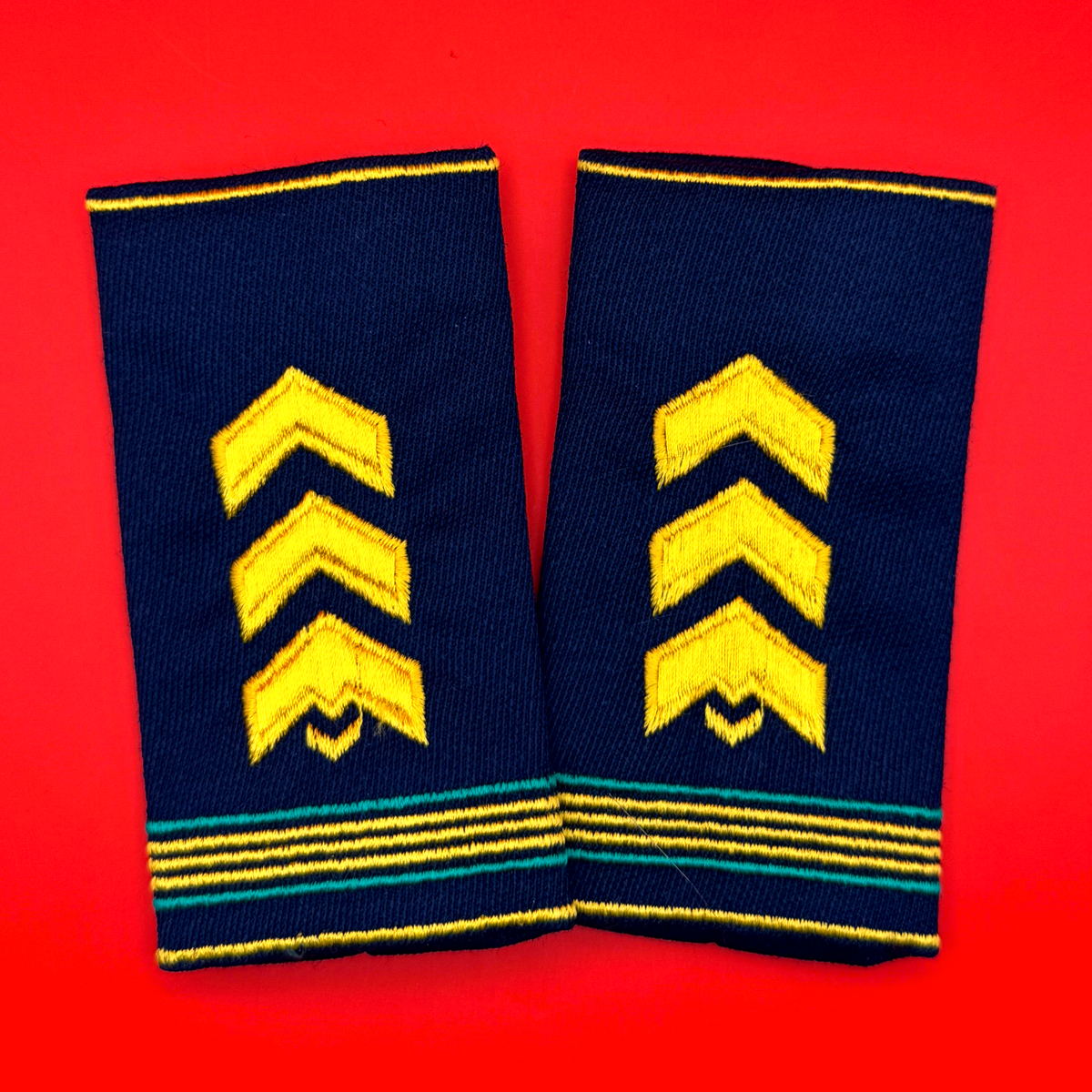 Mongolian Border Guard Senior Sergeant Shoulder Boards