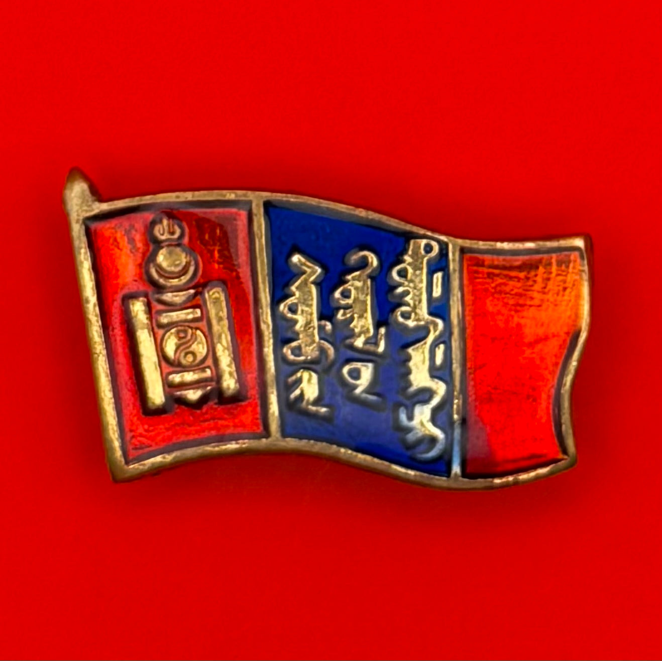Mongolian Sum County Assembly Representative Badge – Modern Local Government Emblem