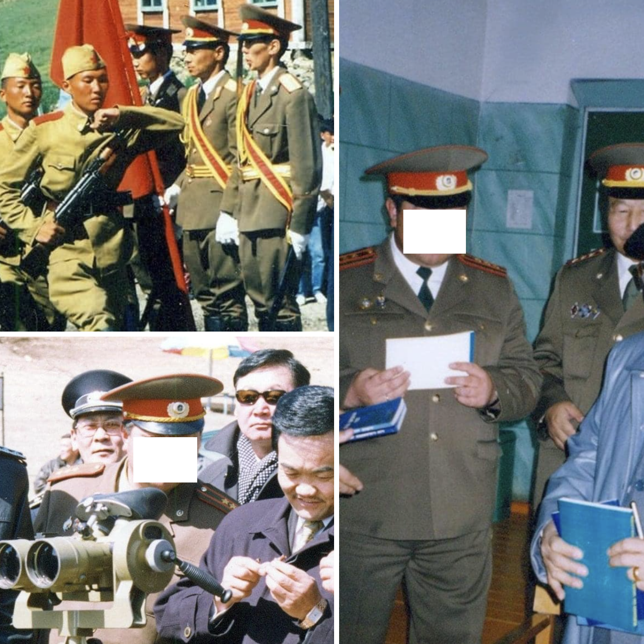 1990s Mongolian Internal Troops Lieutenant Colonel Daily Service Uniform with Original Badges & Ribbon Bar – Rare Complete Set