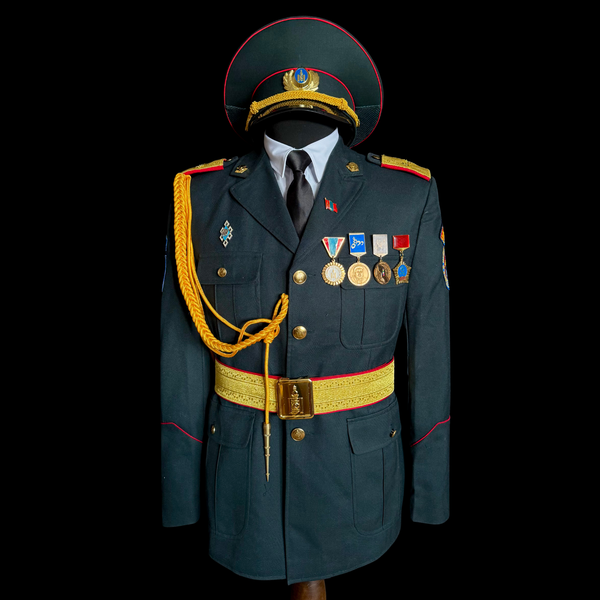 2000s Mongolian Parachute Special Forces Battalion Officer Parade Uniform Set – Lieutenant Rank, Awarded, Rare Discontinued Set